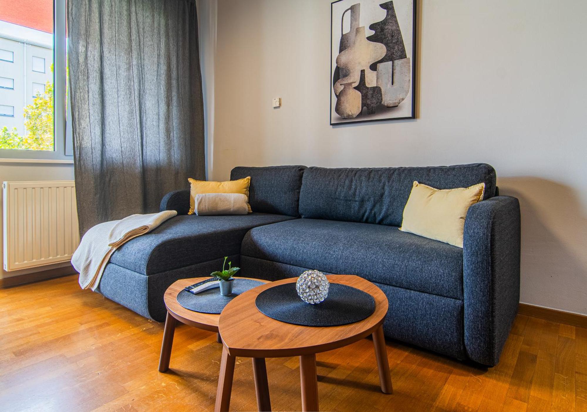 Apartmán Flexible Selfcheckins 92 - - Parking - Loggia - Bedroom *